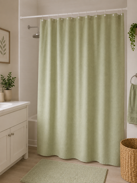 Shower Liner Olive Green