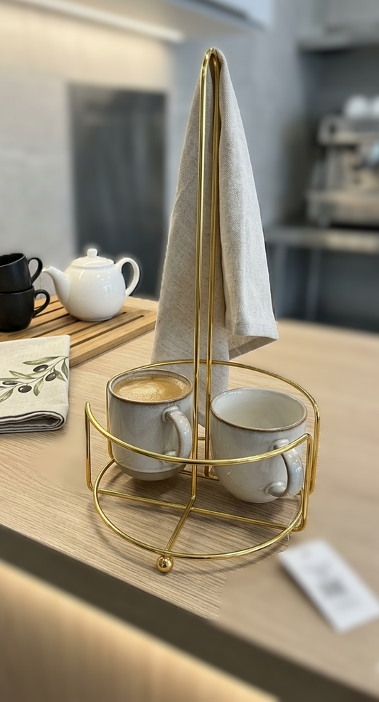 Paper Towel holder Metal Gold