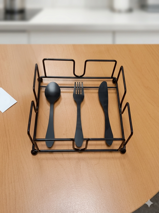 Napkin holder Metal Black