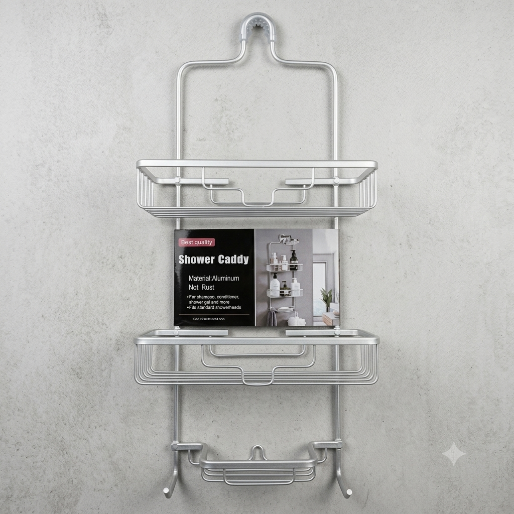 Shower Caddy 3 Teir Aluminum