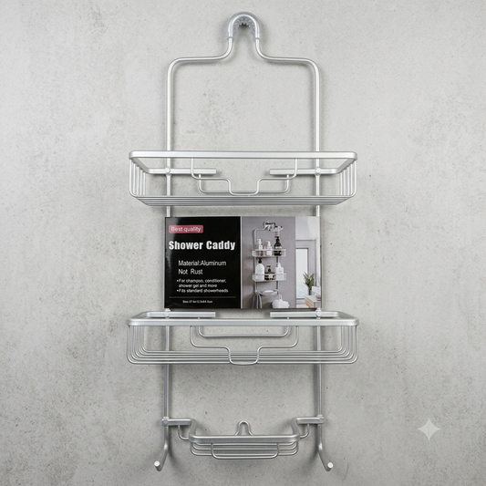 Shower Caddy 3 Teir Aluminum