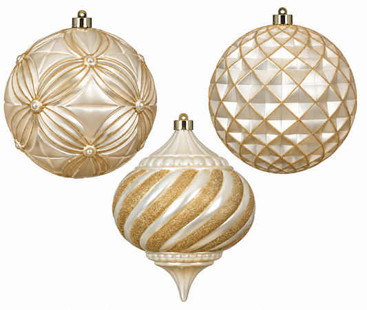 Bauble Shtprf Figure Pearl20cm