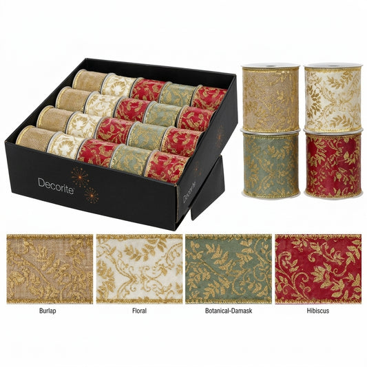 Ribbon Burlap wGold
