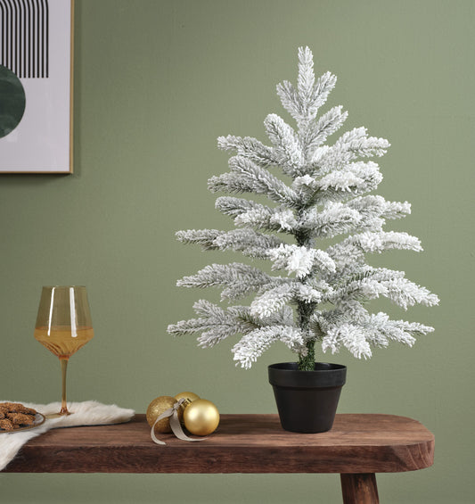 Snowy Mini Christmas Tree 94T
