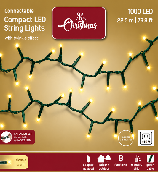 Compact String Lights 1000CW