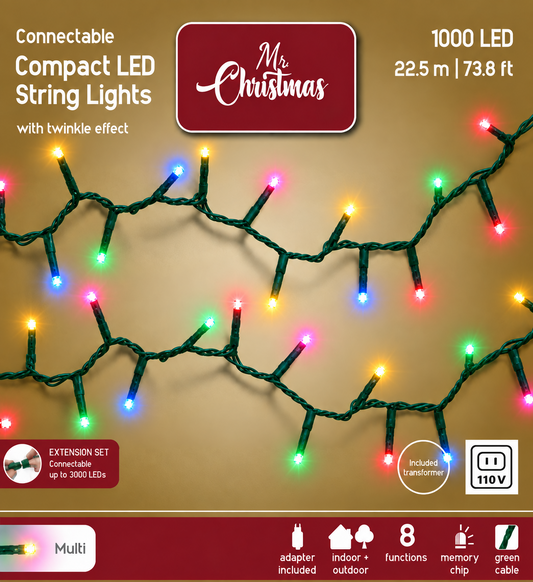 Compact String Lights 1000Mul