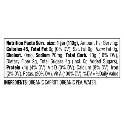 OHB CC Carrot Peas 4oz Jar