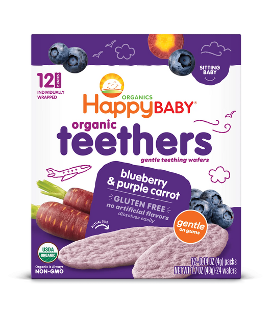 OHB Teethers Bluebrry Carr 12pk