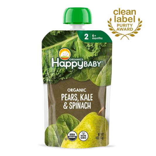 OHB CC Pear Kale Spin 4oz Pch Stg2 6mths+