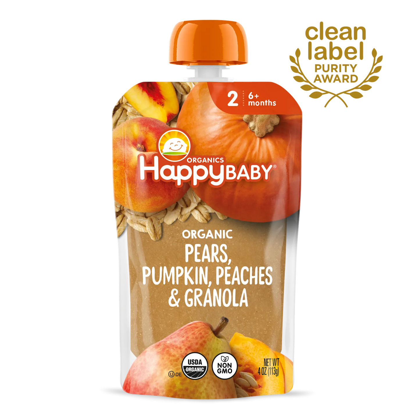 OHB CC Pear Pump Pch Gran 4oz Pch Stg2 6mths+