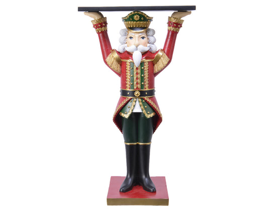 Nutcracker Polyresin Gld Trim 20in