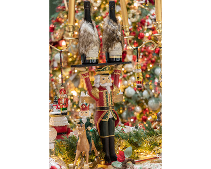 Nutcracker Polyresin Gld Trim 20in