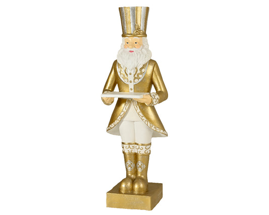 Antique Santa Polyresin  5ft