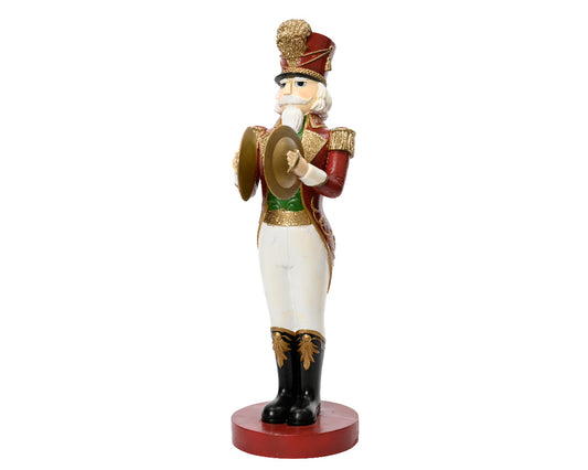 Nutcracker PolyresiGold Trim  23.6in
