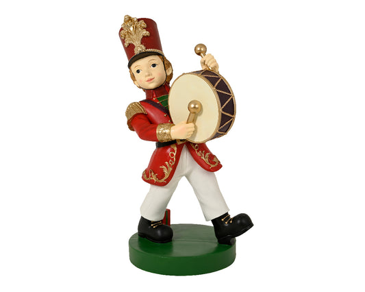 Drummer Boy Polyresin 19.7in