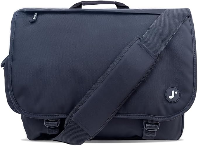 J World Thomas Laptop Messenger Bag Black 12in