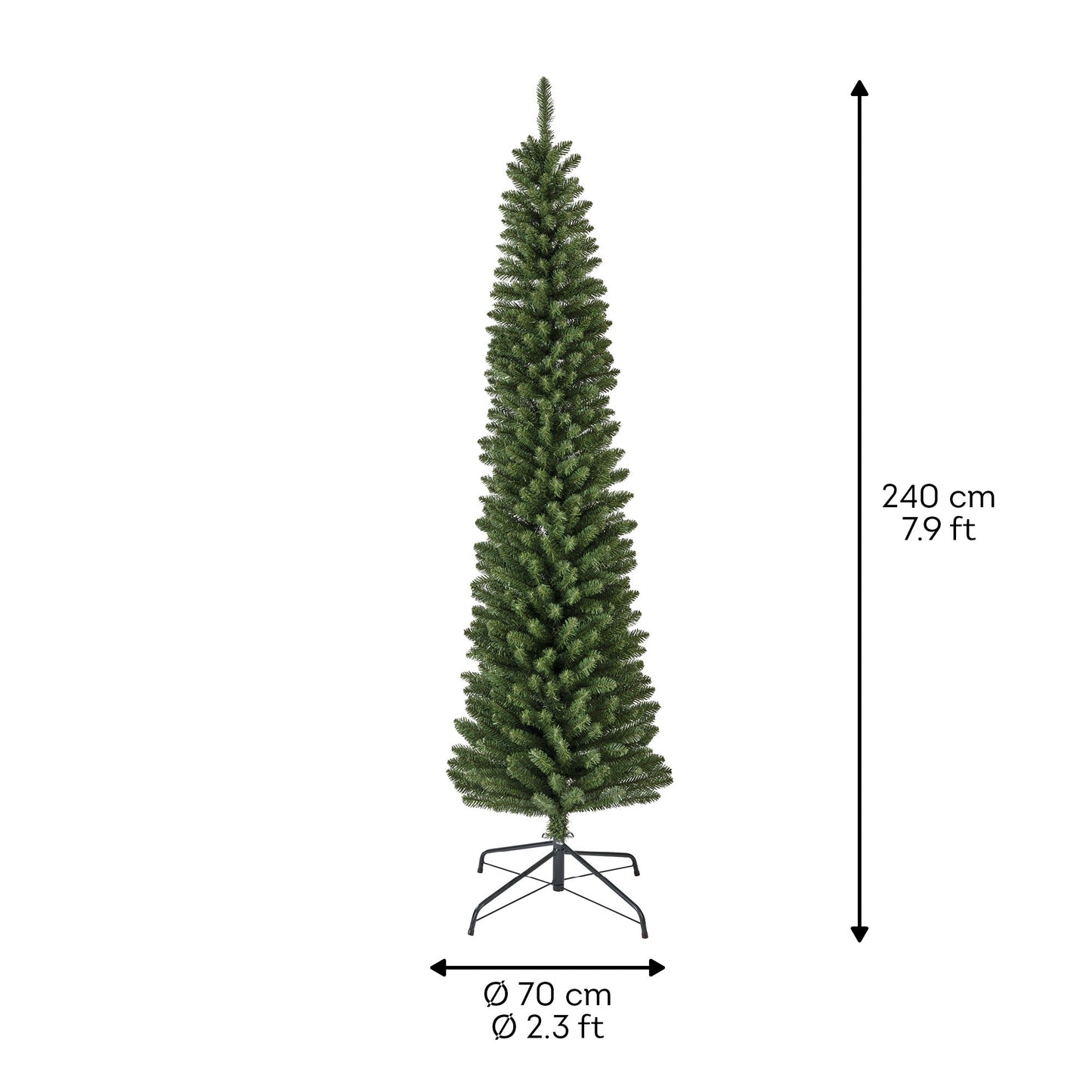 Pencil Pine Tree 8ft 748 Tips