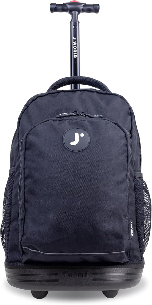 Sunny Trolly Backpack Black 17in