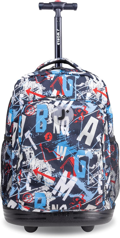 Sunny Trolley Backpack Graffiti 17in