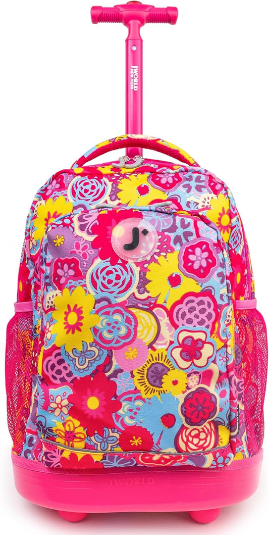 Sunny Trolley Backpack Poppy Pansy