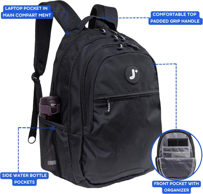 Cornelia Laptop Backpack Black