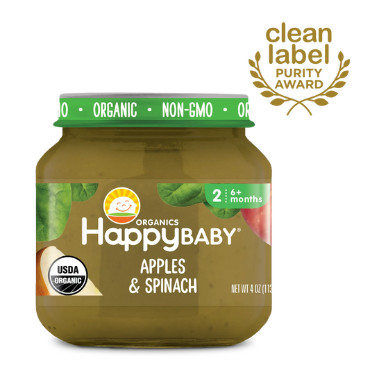 HB S2 Jar Apples Spinach 4oz