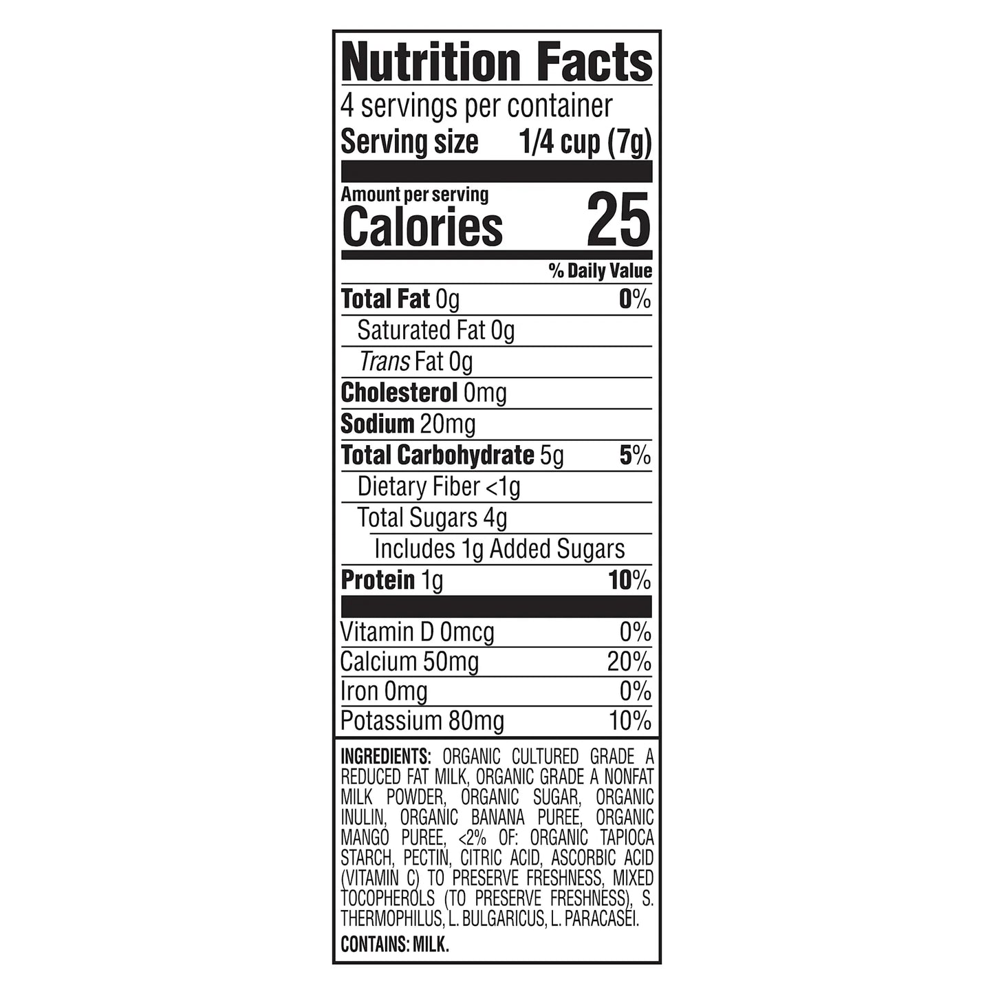OHB Yogis Banana Mango 1oz