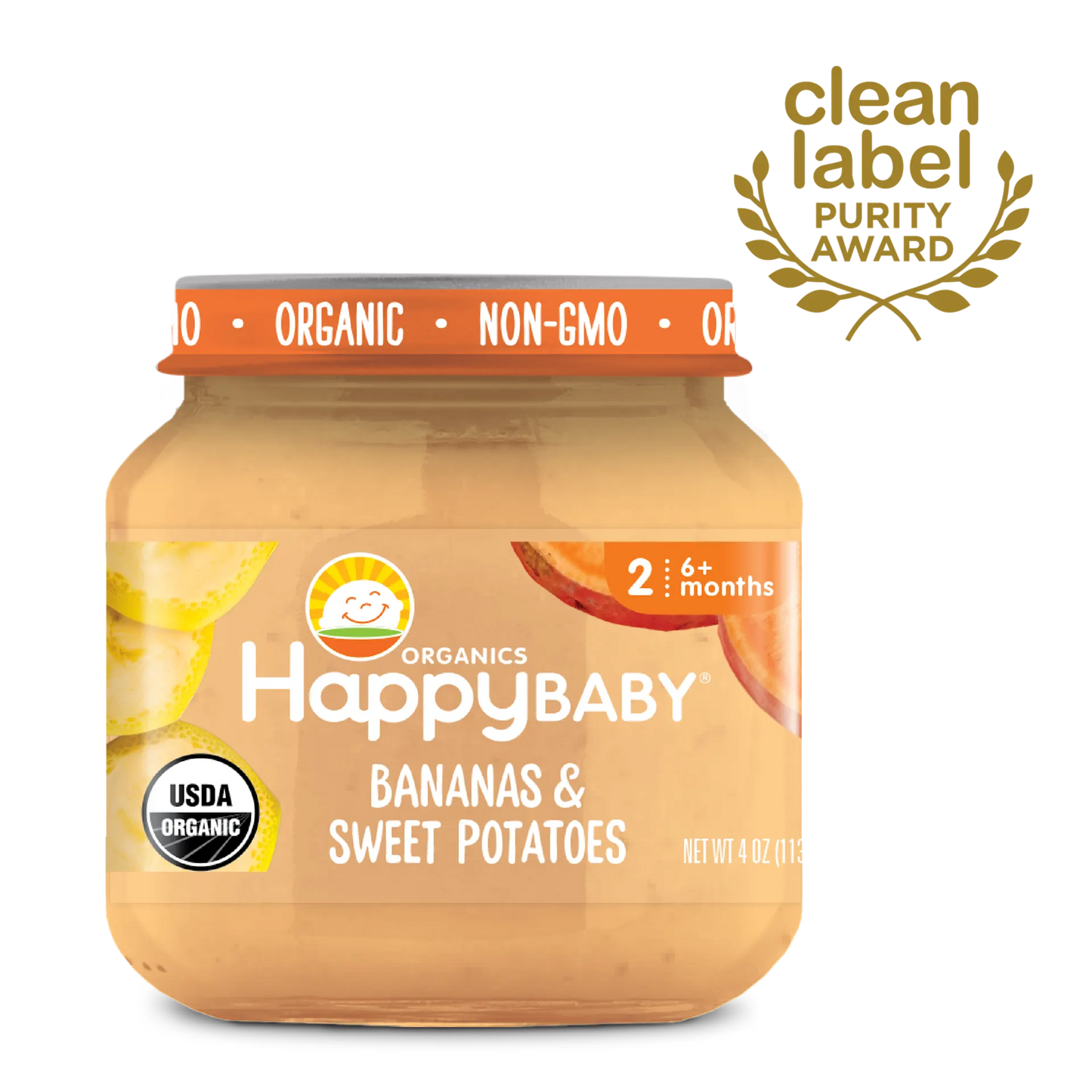 OHB CC Banana SwtPot 4oz Jar Stg2 6mth+