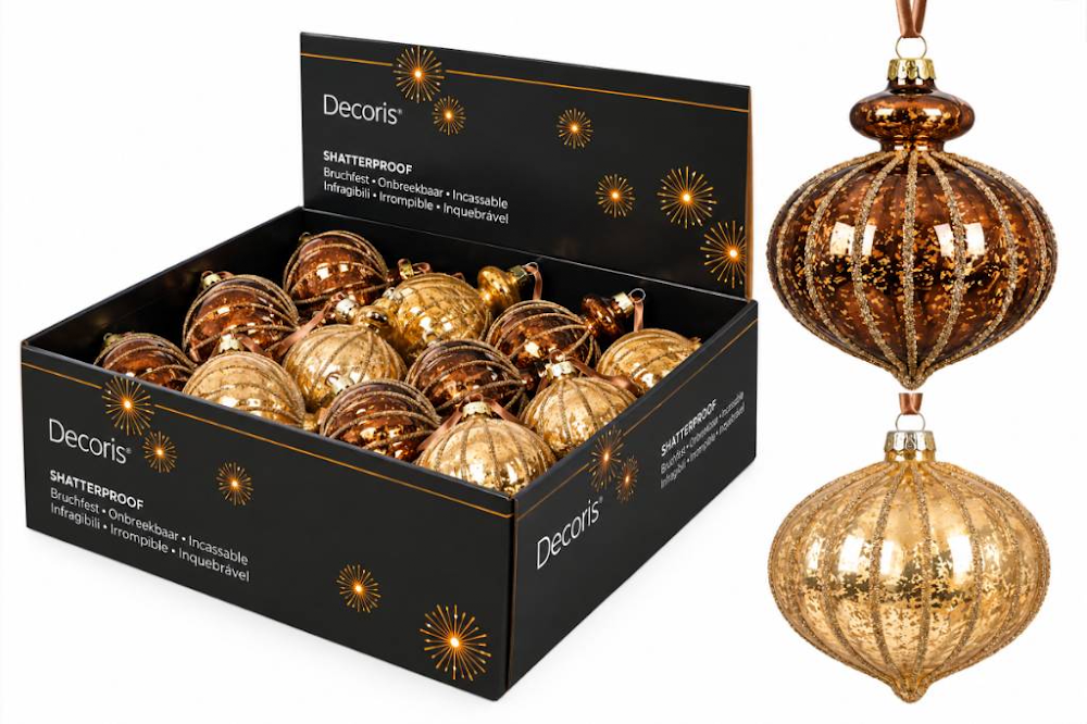 Baubles Onion Shtprf Cof 8cm