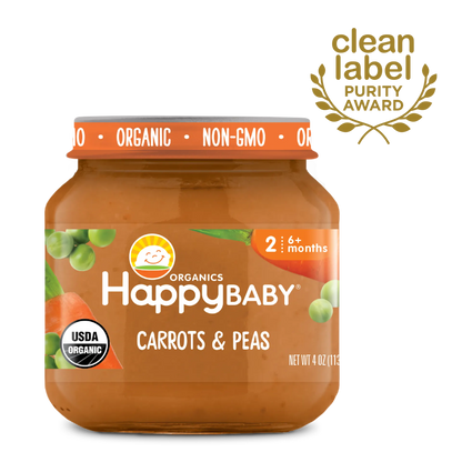 OHB CC Carrot Peas 4oz Jar