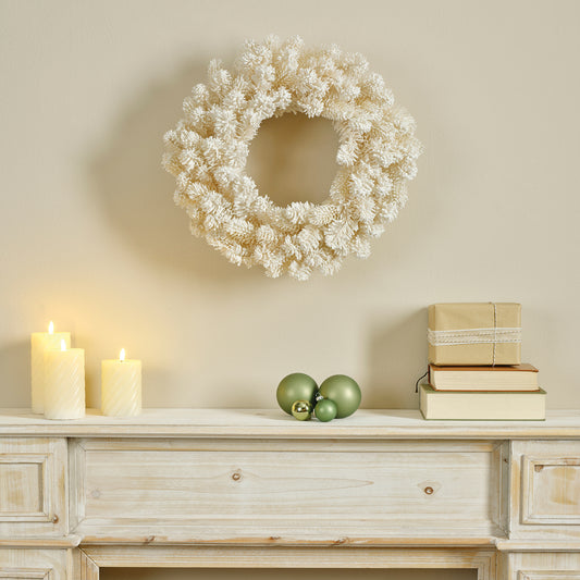 Cozy Christmas Wreath 19.7in