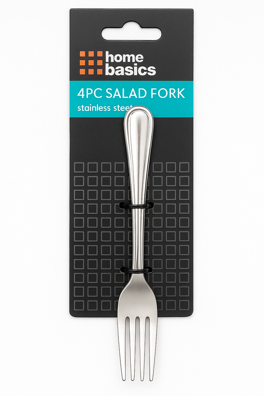 Salad Fork Elegant SS 4pc Set