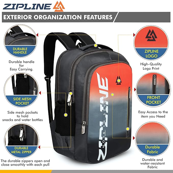 ZIP Flamingo B/Pack 19in Ast
