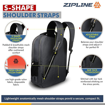 ZIP Flamingo B/Pack 19in Ast