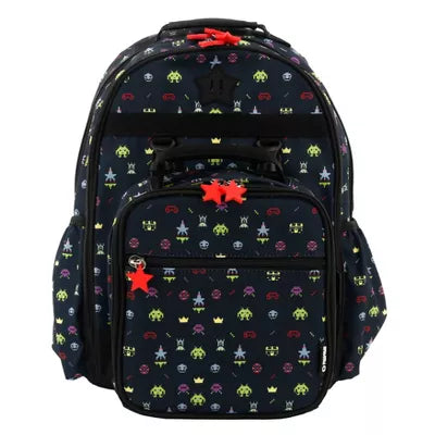 J World Duet Kids Backpack+Lunch Bag Set Game 16in