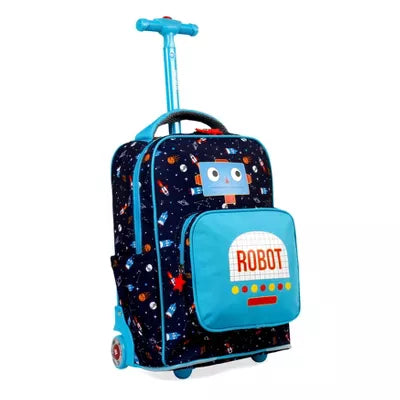 Sparkle Kids Trolley Backpack Robot