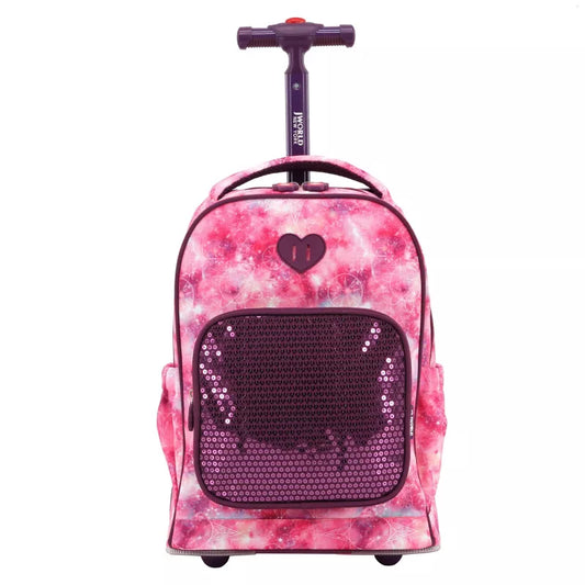 Sparkle Kids Trolley Backpack Galaxy