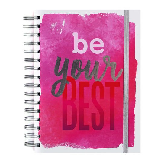 Journal Pink 160Sht Be Your Best