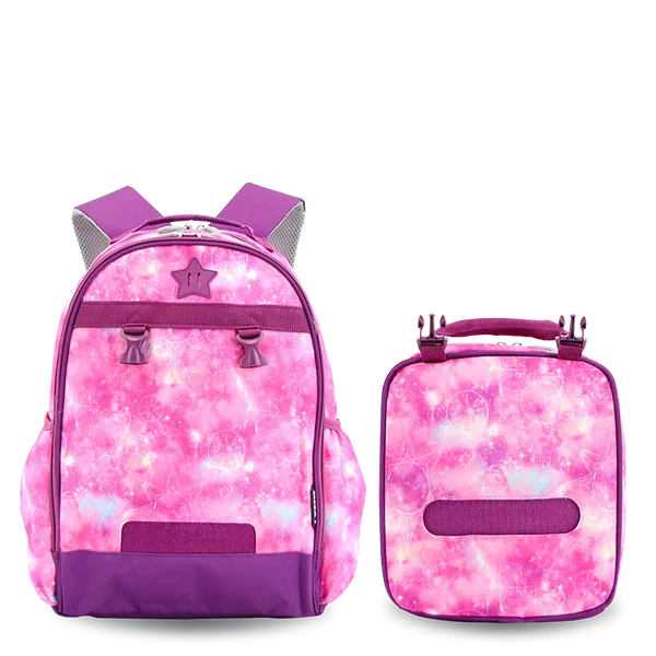J World Duet Backpack+Lunch Bag Set Galaxy 16in