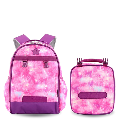 J World Duet Backpack+Lunch Bag Set Galaxy 16in