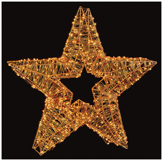 Prem LED Rose Gold Star 60cm