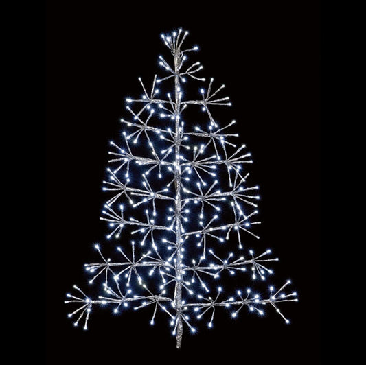 Prem LED Slv Tree S/Burst 3ft