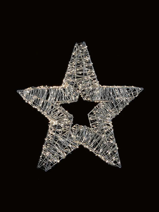 Prem LED Silver Star 45cm