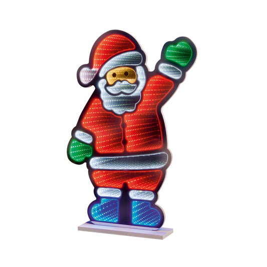 Prem LED Stand Wave Santa 60cm
