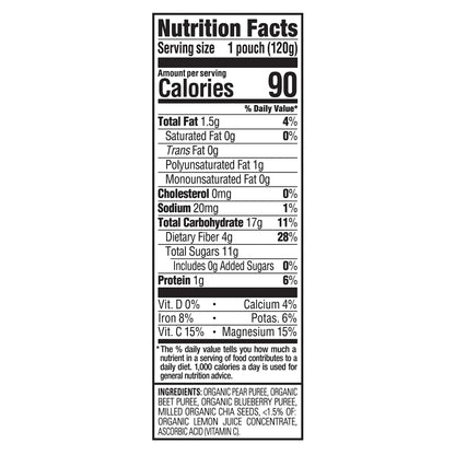 OHT SprFds Pear Beet Bbry 4.22oz Pch Stg4 2yrs+
