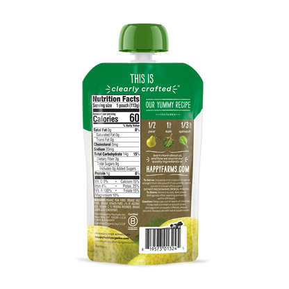 OHB CC Pear Kale Spin 4oz Pch Stg2 6mths+