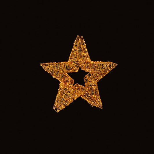 Prem LED Rose Gold Star 45cm