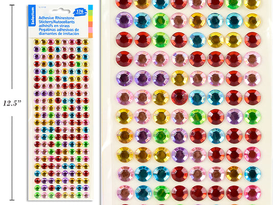 Sel Rhinestone Stickers 176pc