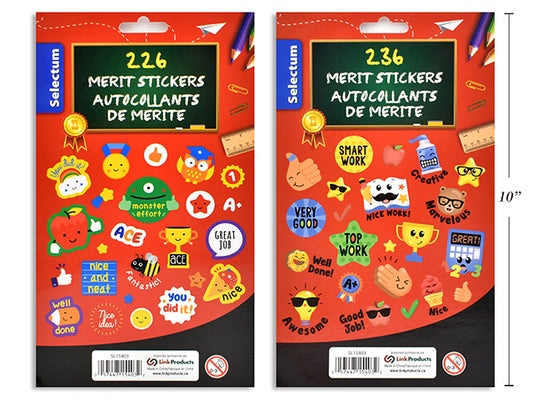 Sel Teachers Merit Stickers 2 Asst