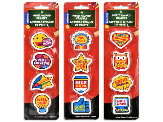 Teachers Merit Award Erasers